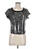 just ginger Silver Short Sleeve Top Size M - photo 1