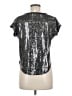 just ginger Silver Short Sleeve Top Size M - photo 2
