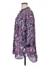 Boutique + 100% Polyester Paisley Blue 3/4 Sleeve Blouse Size 1X Plus - photo 5