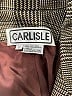 Carlisle 100% Wool Houndstooth Brown Wool Blazer Size 12 - photo 6