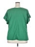 Max Studio Green Short Sleeve Top Size 2X - photo 2