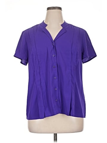 Dana Buchman Short Sleeve Blouse (view 1)