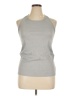 Nine West Gray Sleeveless Top Size XL - photo 1