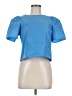 Weekend Max Mara Blue Short Sleeve Top Size 6 - photo 1