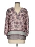 Fred David Purple 3/4 Sleeve Blouse Size M - photo 1