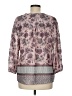 Fred David Purple 3/4 Sleeve Blouse Size M - photo 2
