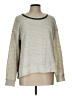 Miss Me Metallic Silver Pullover Sweater Size L - photo 1