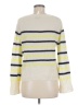LINE 100% Cashmere Stripes Ivory Cashmere Pullover Sweater Size M - photo 2