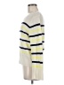 LINE 100% Cashmere Stripes Ivory Cashmere Pullover Sweater Size M - photo 5