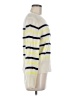 LINE 100% Cashmere Stripes Ivory Cashmere Pullover Sweater Size M - photo 4