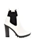 BCBGeneration White Ankle Boots Size 8 - photo 1