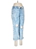 Gap 100% Cotton Tie-dye Blue Jeans Size Med Petite - photo 1