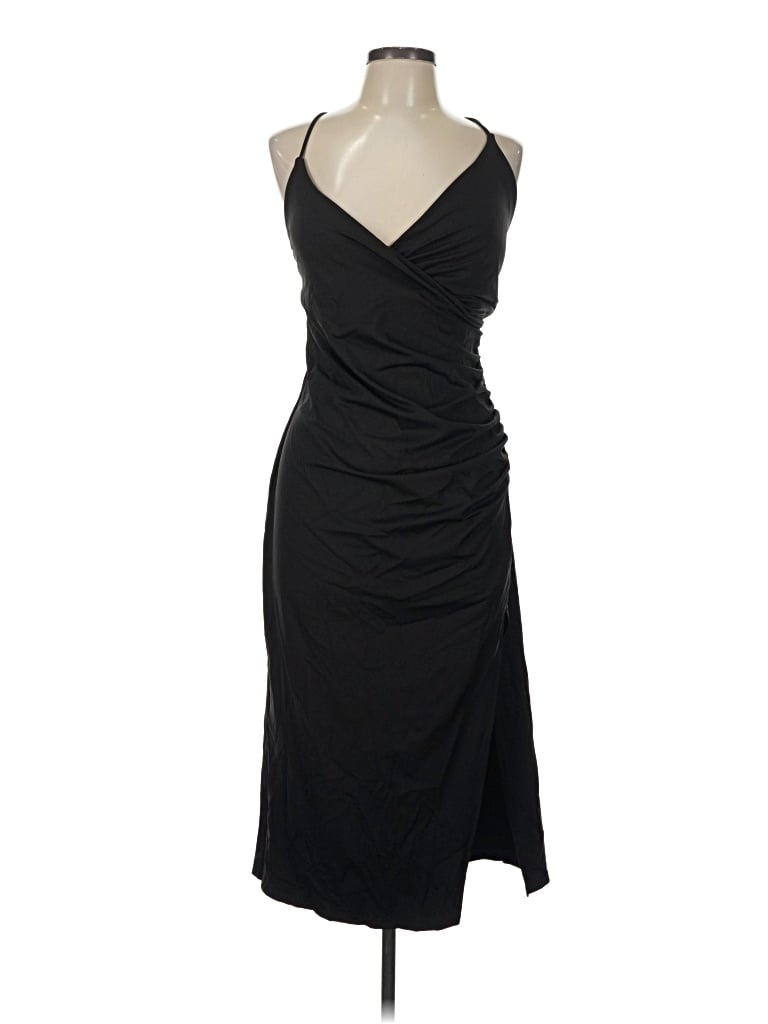 Pre-owned Halara Cocktail Dress In Black