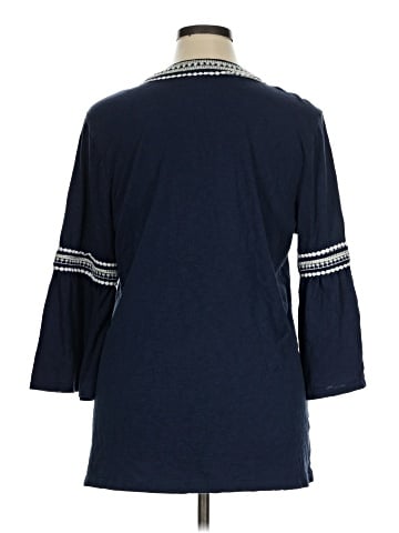 Charter Club 3/4 Sleeve Blouse (view 2)