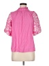 Coast 100% Polyester Pink Short Sleeve Blouse Size M - photo 1