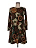 Assorted Brands Print Brown Casual Dress Size M - photo 1