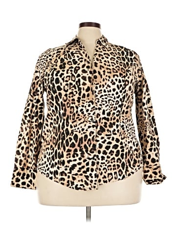 Lane Bryant Outlet Long Sleeve Blouse (view 1)