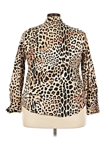 Lane Bryant Outlet Long Sleeve Blouse (view 2)