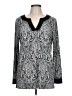 Tahari Gray Long Sleeve Blouse Size L - photo 1