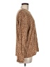J.Jill Brown Long Sleeve Top Size Med Petite - photo 4