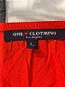 One Clothing 100% Rayon Solid Red Romper Size L - photo 4