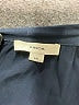 Vince. 100% Silk Black Blue Short Sleeve Silk Top Size L - photo 6