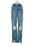 Good American Hearts Blue Jeans Size 27 waist - photo 1