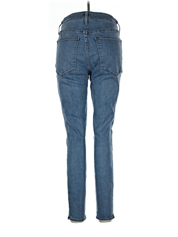 Madewell Tall Curvy 9" Mid-Rise Roadtripper Supersoft Skinny Jeans in Hastings Wash: TENCEL&trade; Denim Edition (view 2)
