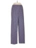 Topshop Checkered-gingham Blue Casual Pants Size 6 - photo 1