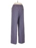 Topshop Checkered-gingham Blue Casual Pants Size 6 - photo 2