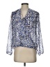 Veronica M. Blue 3/4 Sleeve Blouse Size XS - photo 1