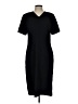 Doncaster Collection Solid Black Casual Dress Size 12 - photo 1