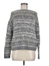Lafayette 148 New York Metallic Silver Pullover Sweater Size M - photo 1