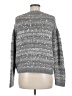 Lafayette 148 New York Metallic Silver Pullover Sweater Size M - photo 2