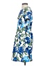 Halston Print Blue Casual Dress Size 4 - photo 5
