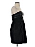 Tibi Metallic Black Cocktail Dress Size 4 - photo 4