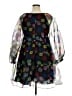 STAUD 100% Polyester Hearts Black Cocktail Dress Size XL - photo 2