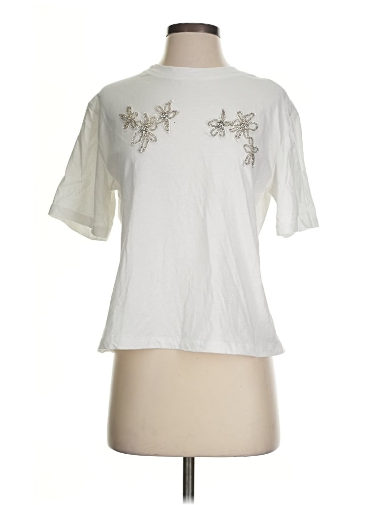 Pre-owned Future Collective Short Sleeve T-shirt In Ivory