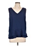 Gibson 100% Polyester Blue Sleeveless Blouse Size L - photo 1
