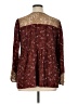 Eri + Ali Burgundy Long Sleeve Blouse Size XL - photo 2