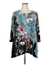 JM Collection Teal 3/4 Sleeve Blouse Size 2X - photo 1