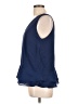 Gibson 100% Polyester Blue Sleeveless Blouse Size L - photo 5