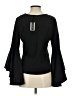 Milly Black Long Sleeve Blouse Size 4 - photo 2