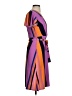 Donna Morgan Color Block Purple Cocktail Dress Size 2 - photo 4