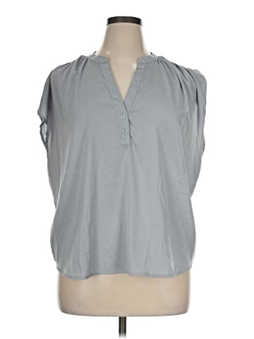 Banana Republic Factory Store Short Sleeve Blouse (view 1)