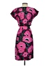 Talbots 100% Polyester Floral Pink Casual Dress Size S - photo 2