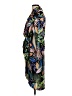 Milly 100% Polyester Print Black Casual Dress Size 10 - photo 5