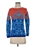 Club Monaco Print Blue Pullover Sweater Size XS - photo 1