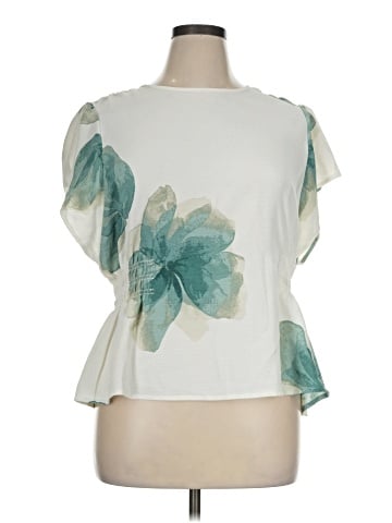 Nine West Short Sleeve Blouse (view 1)