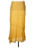 Rhode 100% Rayon Yellow Casual Skirt Size L - photo 1
